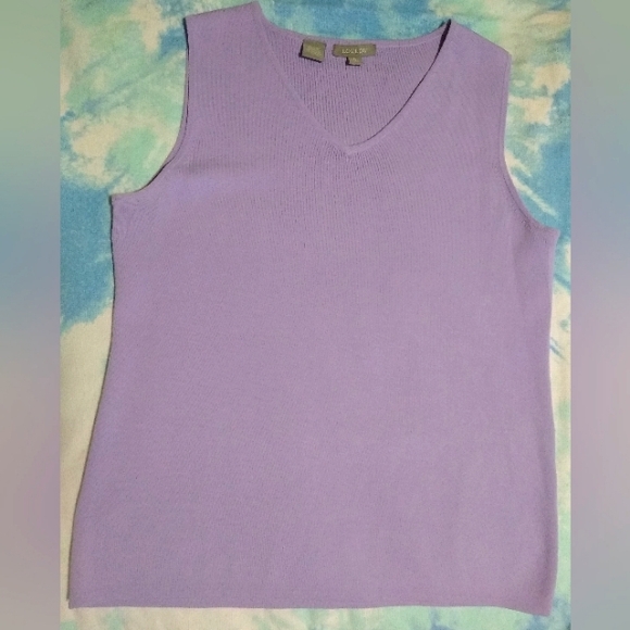 LouLou Tops - LouLou Sleeveless Size L Lavender